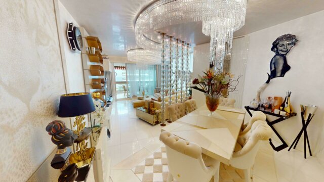 Park Palace – Elegant 2-room apartment with sea & Casino view, Carré d’Or - 3/11